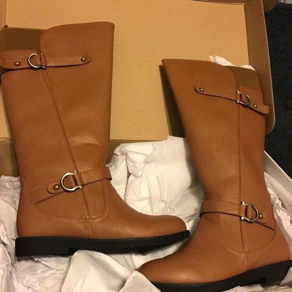 Vegan (Extra Wide Calf) Knee-High Riding Boots - Picture 2 of 6